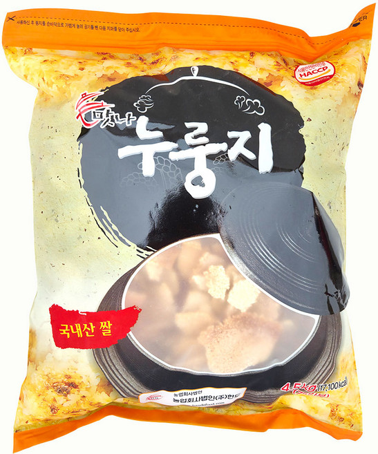 한도 (국내산 쌀) 가마솥 맛나 누룽지 4.5Kg, 1개