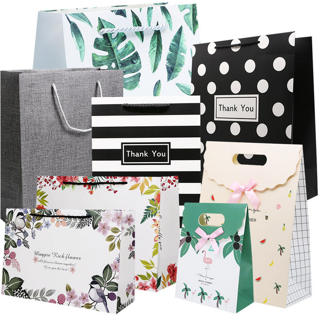 튼튼한 코팅 캐릭터 무늬쇼핑백 고급 종이가방 답례품, 10_블라썸