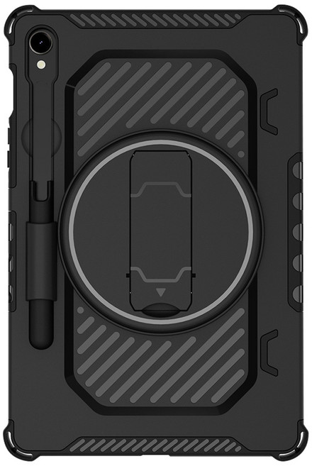 스냅케이스 매머드아머 태블릿 케이스 회전 거치대, 블랙블랙, 1개