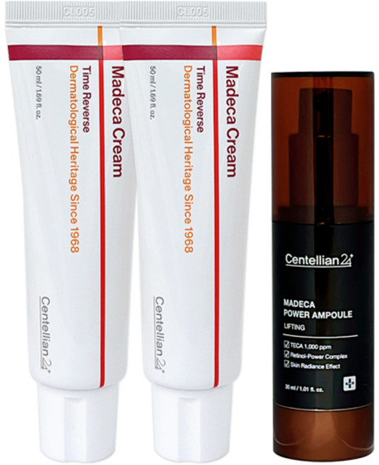 동국제약 마데카 크림 시즌7 최신상 타임리버스 50ml 2개+파워 앰플(리프팅)