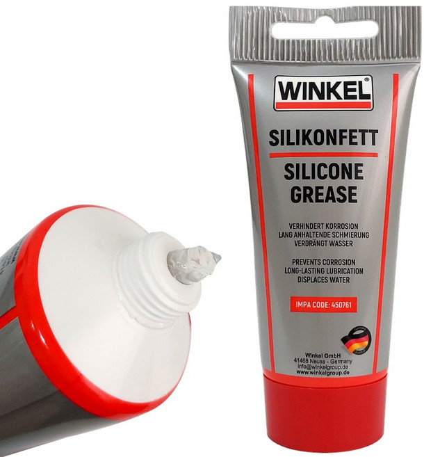 윈켈 바르는 실리콘 구리스 100ml 키보드윤활제 고열 절연 고무 내열 그리스