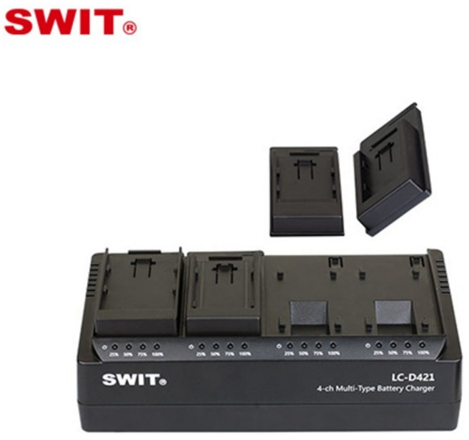 스위트 SWIT LC-D421F 4채널 DV배터리 충전기, 1개