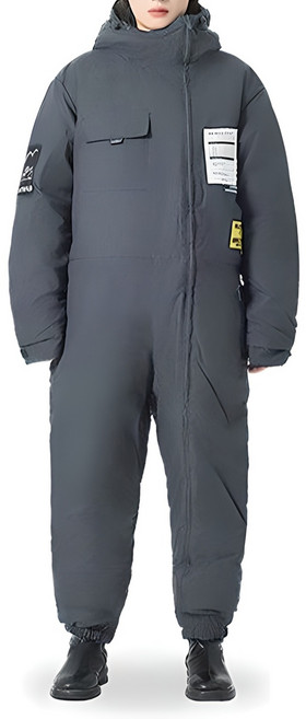 켓와일로 오토바이 겨울 방한우주복 C20, 그레이