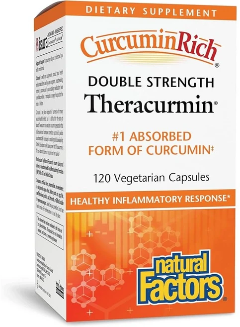네추럴팩터스 커큐민리치 테라커민 베지테리안 캡슐, 120정, 1개 - 쿠팡