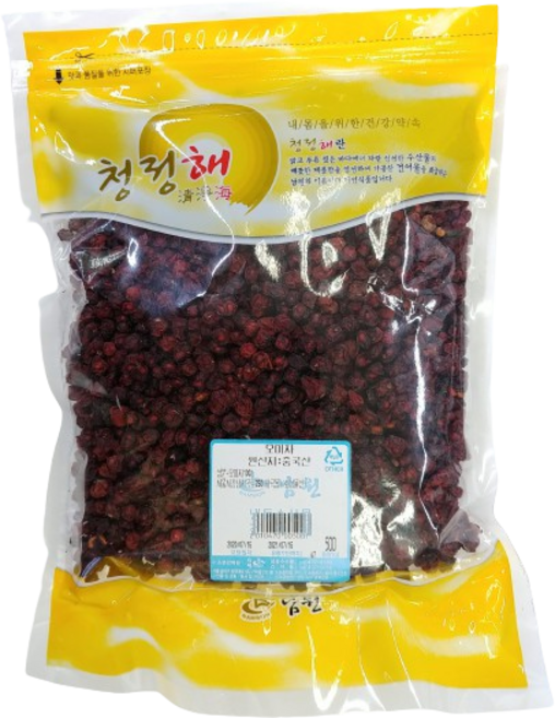 청정해 오미자 500g (중국산), 1개입, 1개