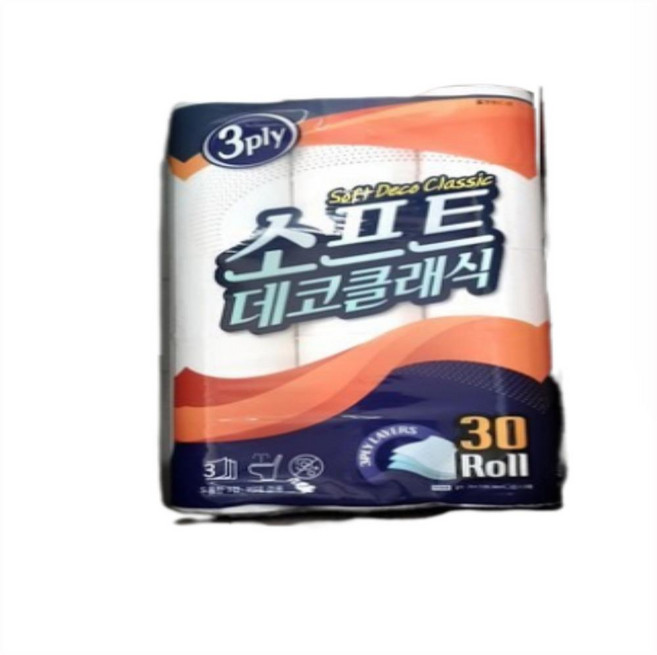 코디 소프트 데코클래식, 4개, 30롤, 25m