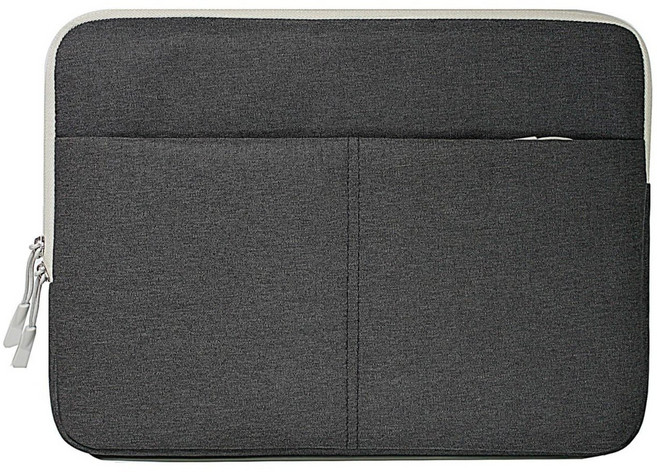 네미소 알파 갤럭시탭S8 S9 S10 울트라 서피스프로8 9 10 맥북에어13 M1 M2 파우치 가방, 블랙, 1개