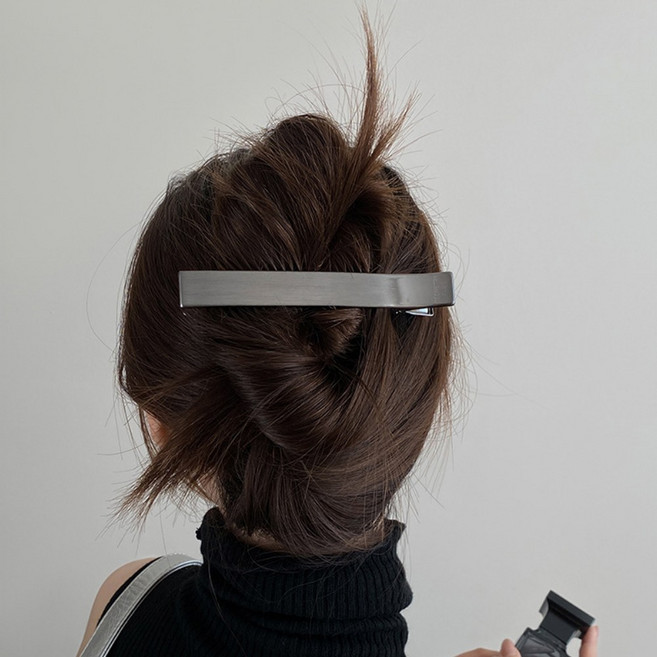 가지가지 메탈 일자 집게핀 엄친아 정소민 집게핀 clawclips 헤어크루 올림머리 미용실 헤어집게