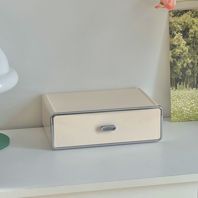 홈앤코너 아일랜드식탁정리 영양제수납장 식탁위정리함, 아이보리 미니서랍, 아이보리 미니서랍