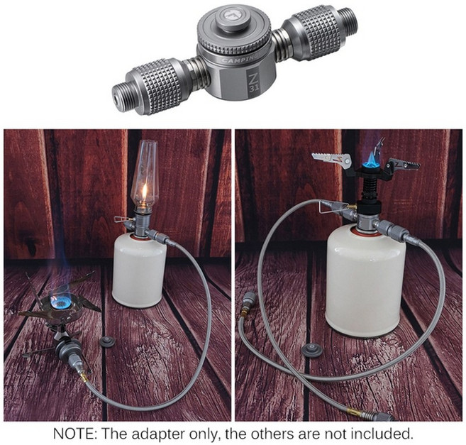 야외 캠핑 스토브 가스 어댑터 가스 세이버 플러스 부탄 어댑터 가스 리필 어댑터, 세트 9, 1개