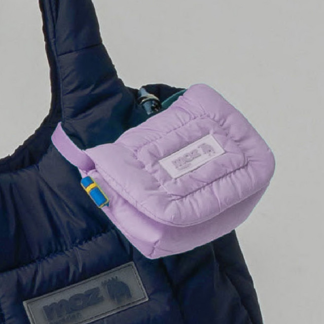 moz瑞典 駝鹿 Light mini 空氣 雲朵包 (粉紫)