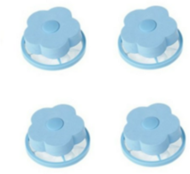 영그린 통돌이전용 세탁기 먼지 거름망 블루, 4개