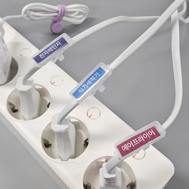 컴잇 네임타이 랜선 케이블 선정리 네임택 마크 라벨 타이 1개, 네임택 PP소재 (ML) 1개