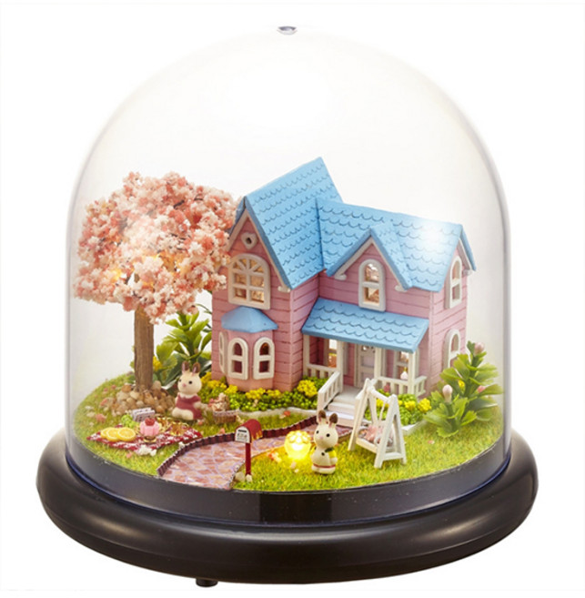 청년토이 DIY 미니어처 하우스 돔, 벚꽃하우스, 상세 설명 참조, 1개