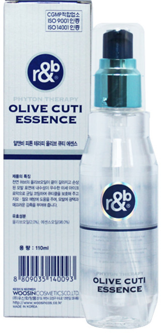 우신 알앤비 피톤테라피 올리브 큐티에센스 110ml 헤어에센스 트리트먼트 수분공급 영양공급, 1개