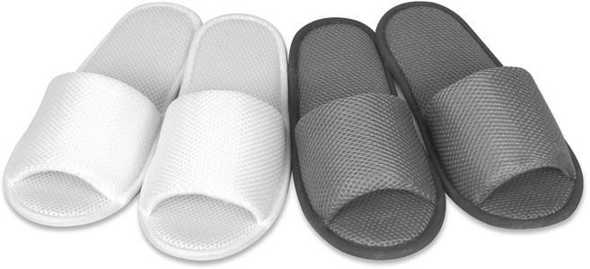 하루이 일회용 슬리퍼 메쉬원단 실내화 WA, 그레이, 1개