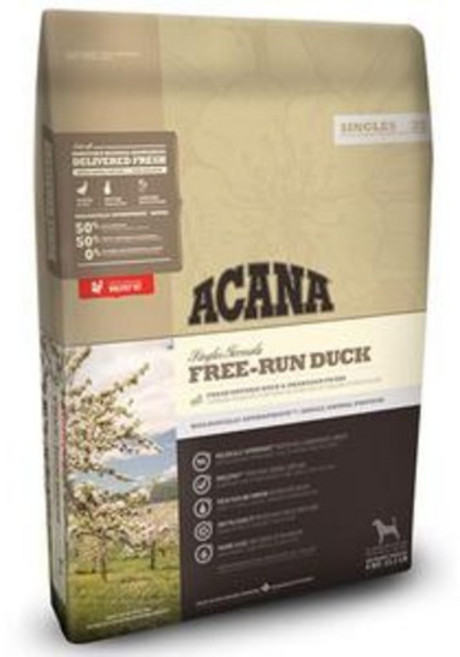 아카나 독 프리런 덕 11.4kg Acana dog food (소분팩증정), 1개