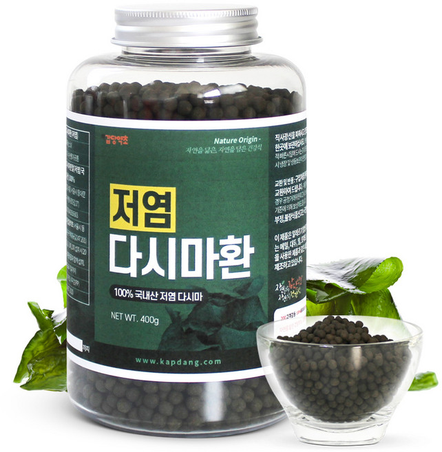 갑당약초 저염 다시마환 400g 국내산 저염다시마, 2개