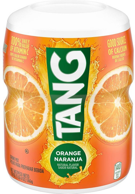 Tang 오렌지 가당 파우더 드링크 믹스 1개 591.5ml(20온스) 통 165395, 20 Ounce (Pack of 1), 566g