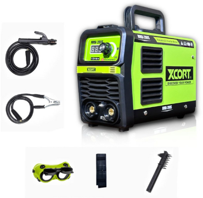 엑스코트 용접기 풀세트 5KW 인버터 저전력 경량 MMA-200S, 1개