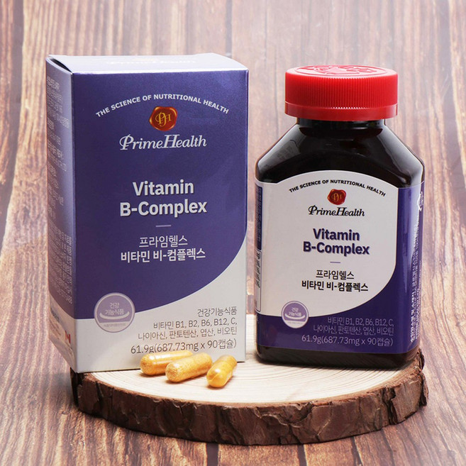 프라임헬스 비타민 비 컴플렉스 61.9g, 90정, 2개