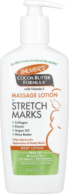 Palmer's Cocoa 버터 포뮬라® 비타민E 함유 튼살 마사지 로션 250ml(8.5fl oz), PalmersCocoa버터포뮬라비타민E함유튼살마사지로션, 1개, 250ml - 쿠팡