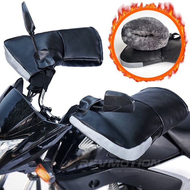 레브모션 오토바이 방한토시 핸들커버 완벽 바람차단