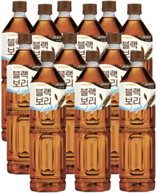 하이트진로 블랙보리 라이트, 1.5L, 12개