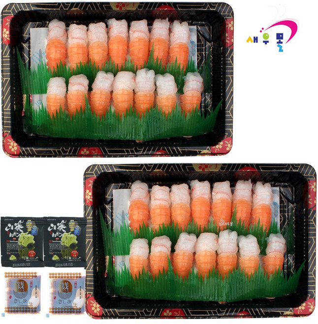 새우몰 제주 딱새우회(특대) 150g X 2팩 와사비 회간장 증정, 2개