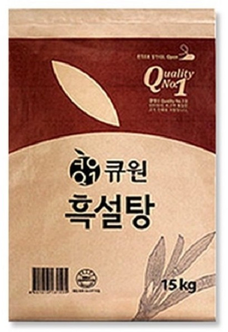 큐원 흑설탕, 15kg, 3개