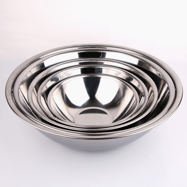 국산 스텐 믹싱볼 13size 다용도볼 업소용 베이커리 다라이 양푼 스테인레스, 스텐믹싱볼, 1개