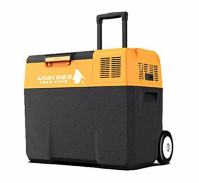 지아이 차량용 냉장고 알피쿨 대용량 이동식 캠핑용 다용도 차박, 블랙, 40L