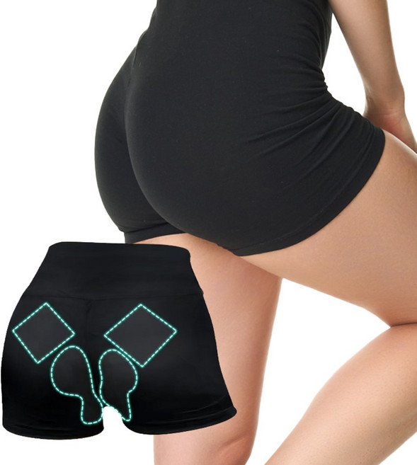 휴온센 EMS 레깅스 마사지기 골반기저근 코어 근육 훈련 홈트 운동기구, M