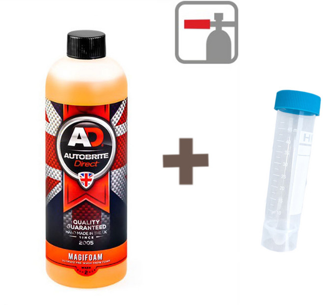 오토브라이트다이렉트 AD 매지폼 고농축 스노우폼전용 폼건 및 폼캐논(폼랜스)용 카샴푸+소분용기