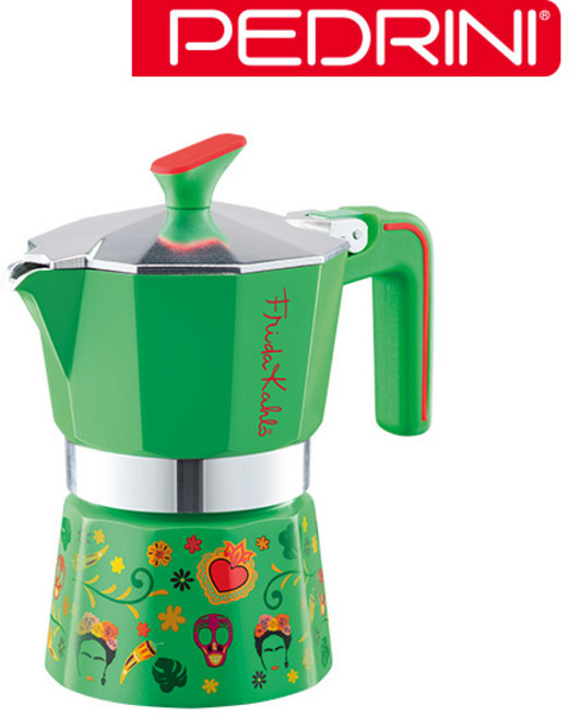 [페드리니] 프리다칼로 모카포트 2컵 (PDR-02CF140), 모카포트 2컵 - 그린