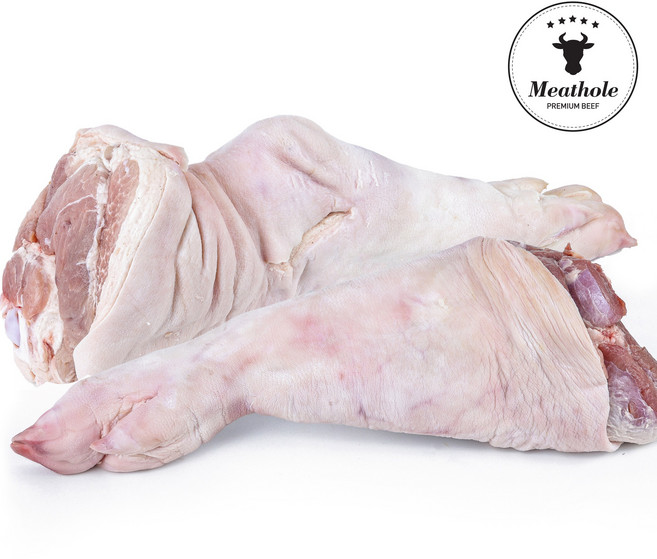 국내산 돼지 생족발 뒷다리 후지 장족 족발용 왕족발, 1개, 2kg