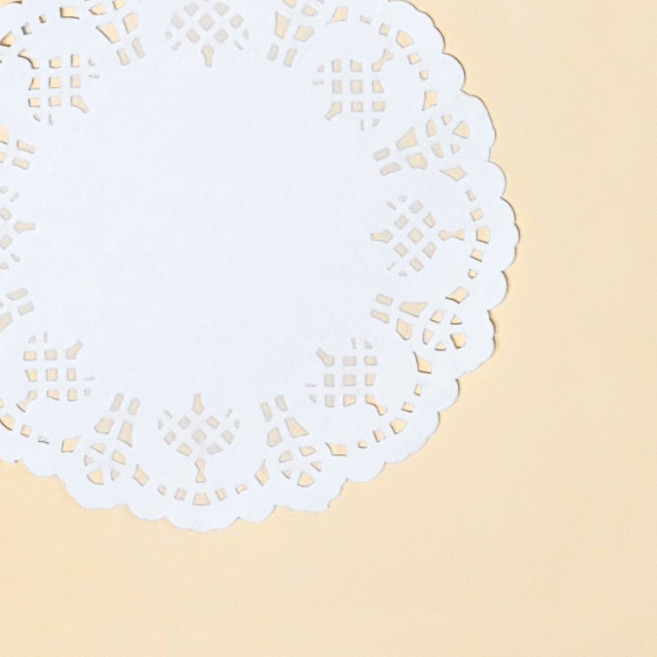 도일리페이퍼 종이컵받침 코스터 도일리지 선물포장, 1세트, 원형 (140mm) 200장