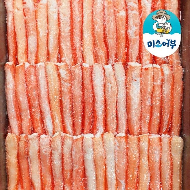 미소어부 동해안 붉은대게다리살 3단 홍게다리살, 2개, 600g