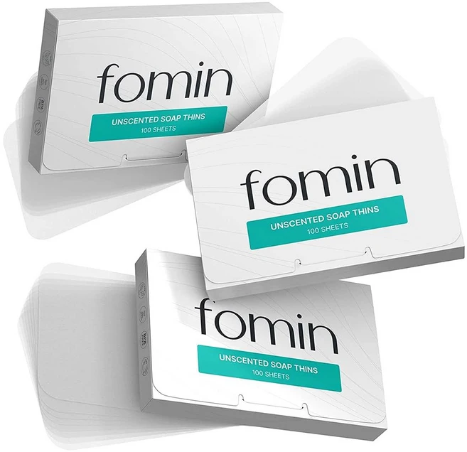 FOMIN - 손 씻기용 종이 비누 시트 300매 무향 휴대용 여행용 시트 용해 가능한 캠핑 미니 비누, 12 Unscented (Pack of 3) - 쿠팡
