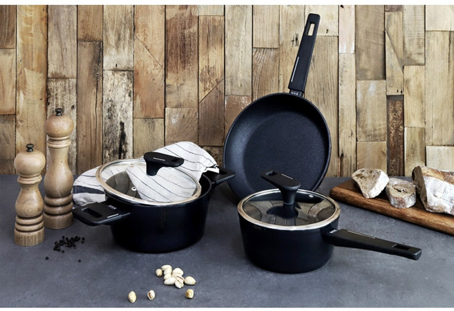 BRK 독일냄비 인덕션전용 인덕션용 스마트피크 명품 냄비 세트 4종 5종, 4종(편수18양수20양수24전골24)