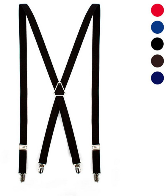 트렌디 클립 블랙 서스펜더_SS03 멜빵 남자멜빵 패션멜빵 서스펜더
