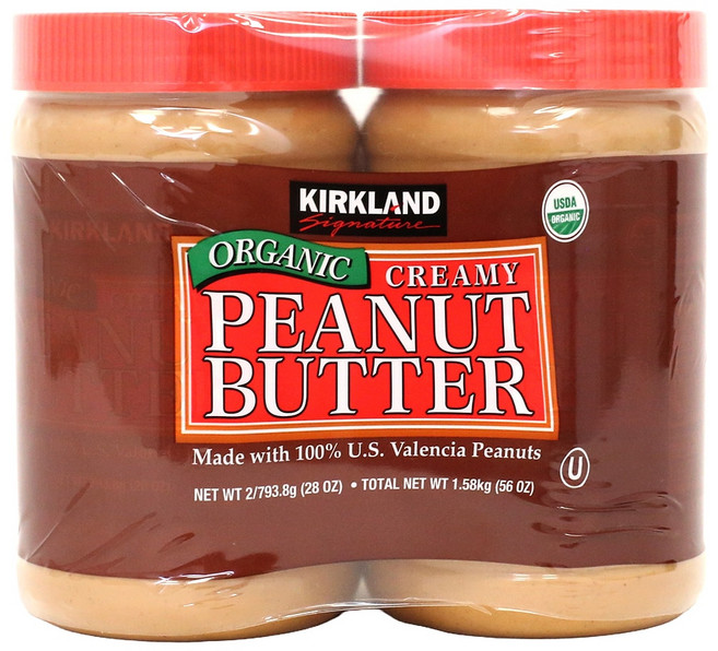 커클랜드 시그니춰 유기농 땅콩버터 793g x 2, 2개