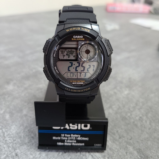 프리미엄 카시오 손목시계 고급형 군인 군대 지샥 훈련소 군입대 전자 군용 훈련병