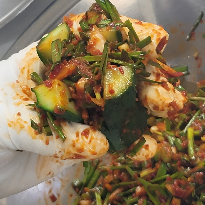 아삭한 손맛 수제 전통 오이소박이 오이 김치 1kg 3kg 6kg, 중국산, 1세트