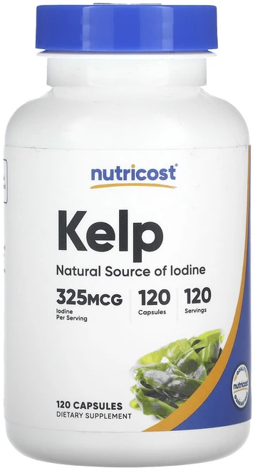 Nutricost 켈프 325mg 캡슐 120정, Nutricost켈프325mg캡슐120정, 1개 - 쿠팡