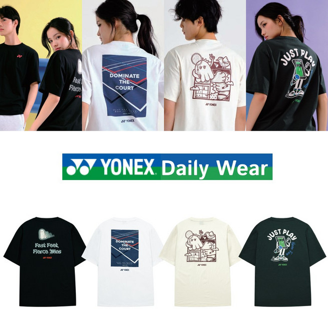 요넥스 남녀공용 오버빗 반팔티 선택2