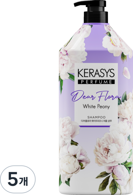 케라시스 디어플로라 화이트피오니 샴푸 화이트 피오니향, 5개, 1.5L