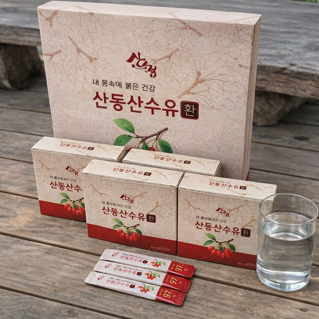 구례 참 순수한 산수유환 스틱형 480g (1포 4g x 120개), 120개