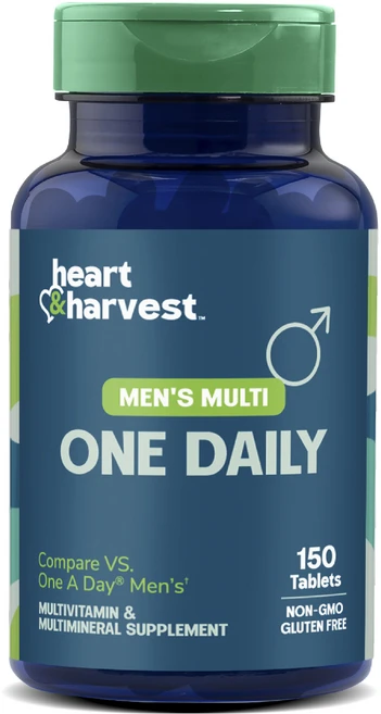 Heart & Harvest 멘스 멀티 원 데일리 타블렛, 1개, 150정 - 쿠팡