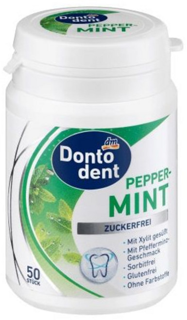 독일 DM 돈토덴트 츄잉껌 페퍼민트 50개입, 1개